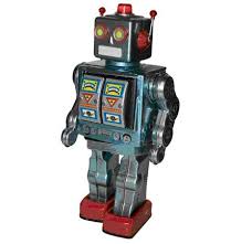tin robot toy