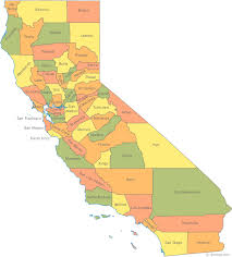 california county map
