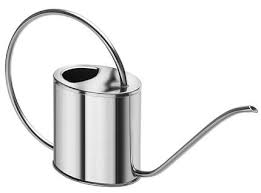 steel watering can