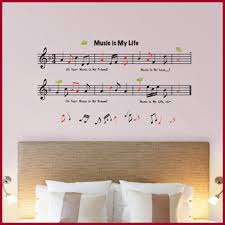 music note wall stickers