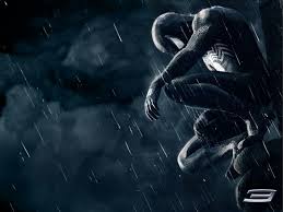 black spiderman suit