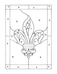fleur de lis stained glass