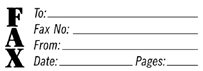 fax stamp