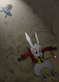 alice in wonderland down the rabbit hole