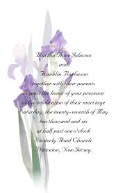 sample wedding invitations
