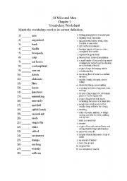 vocabulary worksheets