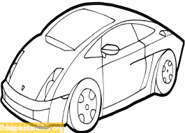 carros para colorear