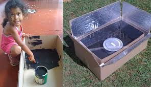 cardboard solar ovens