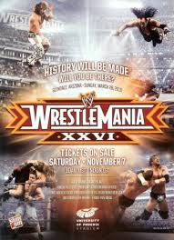 WWE Wrestlemania 26 being