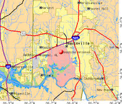 Redstone Arsenal, AL map