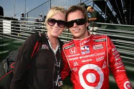 Dan Wheldon and his wife,