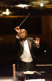 conducting orchestra