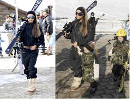 victoria beckham ski