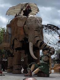 giant puppet girl
