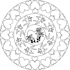 mandala kleurplaat