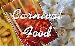 foods you find at a carnival