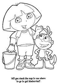 coloring book dora