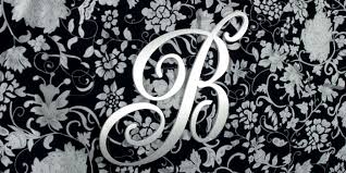 monogram wedding cake tops