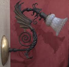 dragon sconce