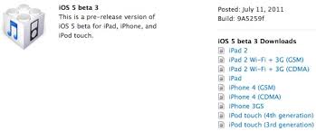 ios 5 beta 3 9a5259f