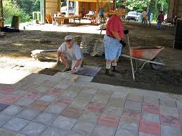 installing pavers