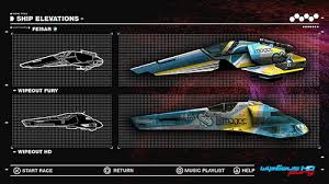 wipeout hd fury ships