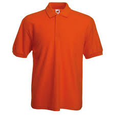 orange polo shirts