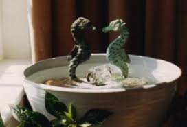 seahorse sculpture