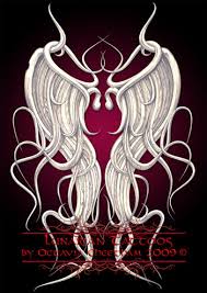 goth angel wings