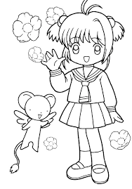 anime coloring pages