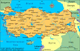 CLickable Map of Turkey