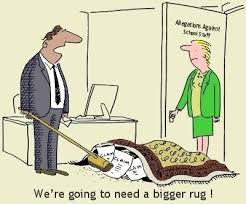 sweep under the rug