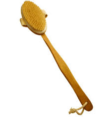 brushing skin