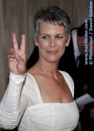 Jamie Lee Curtis short grey or