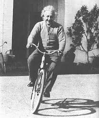 albert einstein bicycle