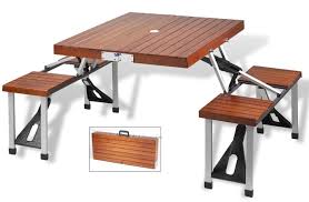 foldable wooden table