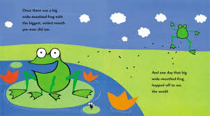 big wide mouthed frog
