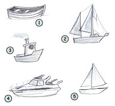 drawing boats