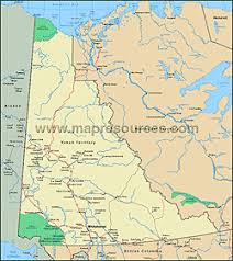 map of yukon