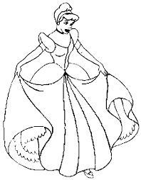 cinderella coloring pages