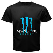 blue monster energy shirt