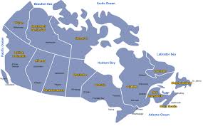 picture map of canada