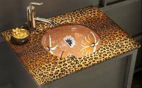 animal print bathroom