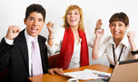 enthusiastic employee