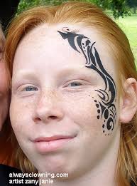 tribal face painting