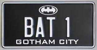 batman plate