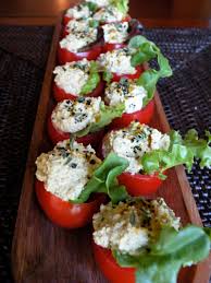stuffed cherry tomatoes