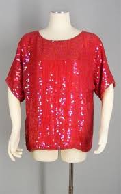 vintage sequin top