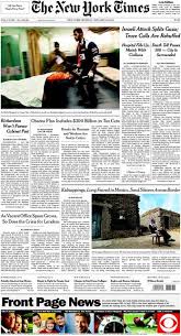 times front pages