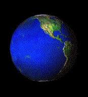 spinning globe